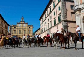 Festa a Città di Castello per la passeggiata a cavallo