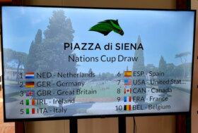 CSIO Roma Piazza di Siena, sorteggio Coppa delle Nazioni
