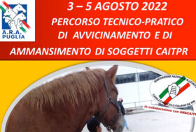 Incontro ammansimento ed avvicinamento soggetti CAITPR PUGLIA 2022