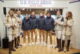Gli Atleti della Nazionale Italiana di Polo insieme a Nicole Cereseto a Pitti Immagine Uomo per celebrare la divisa ufficiale U.S. POLO ASSN.