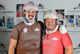 Vincenzo Piscuoglio dell’Annunziata e Francesco Tufano in finale al 44° Campionato Italiano Guidatori Trotto Trofeo Brosway 2024