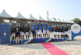 Italia Campione d’Europa di salto ostacoli ‘Veterans’. Gli azzurri hanno bissato il successo dello scorso anno.