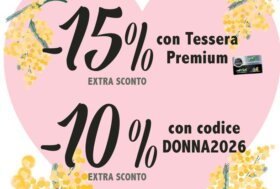 Extra Sconto fino 15% per i tuoi Acquisti! Approfittane ancora…